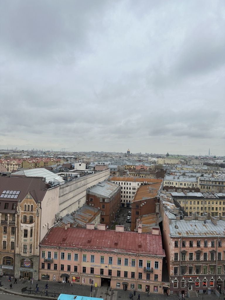 Панорамный вид на Санкт-Петербург с колокольни Владимирского собора